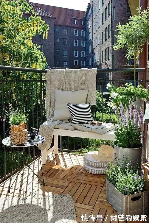 这才是我想要的阳台!种满花,有一个小憩的地方