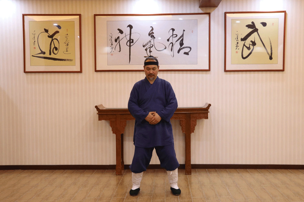 武术|武当武术传承人田理阳道长示范内家十三桩桩架