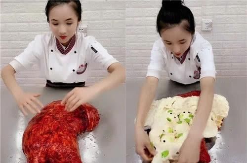 同样是“做蛋糕”,忍了龙虾,忍了瓜子,看见大猪蹄子想来一口