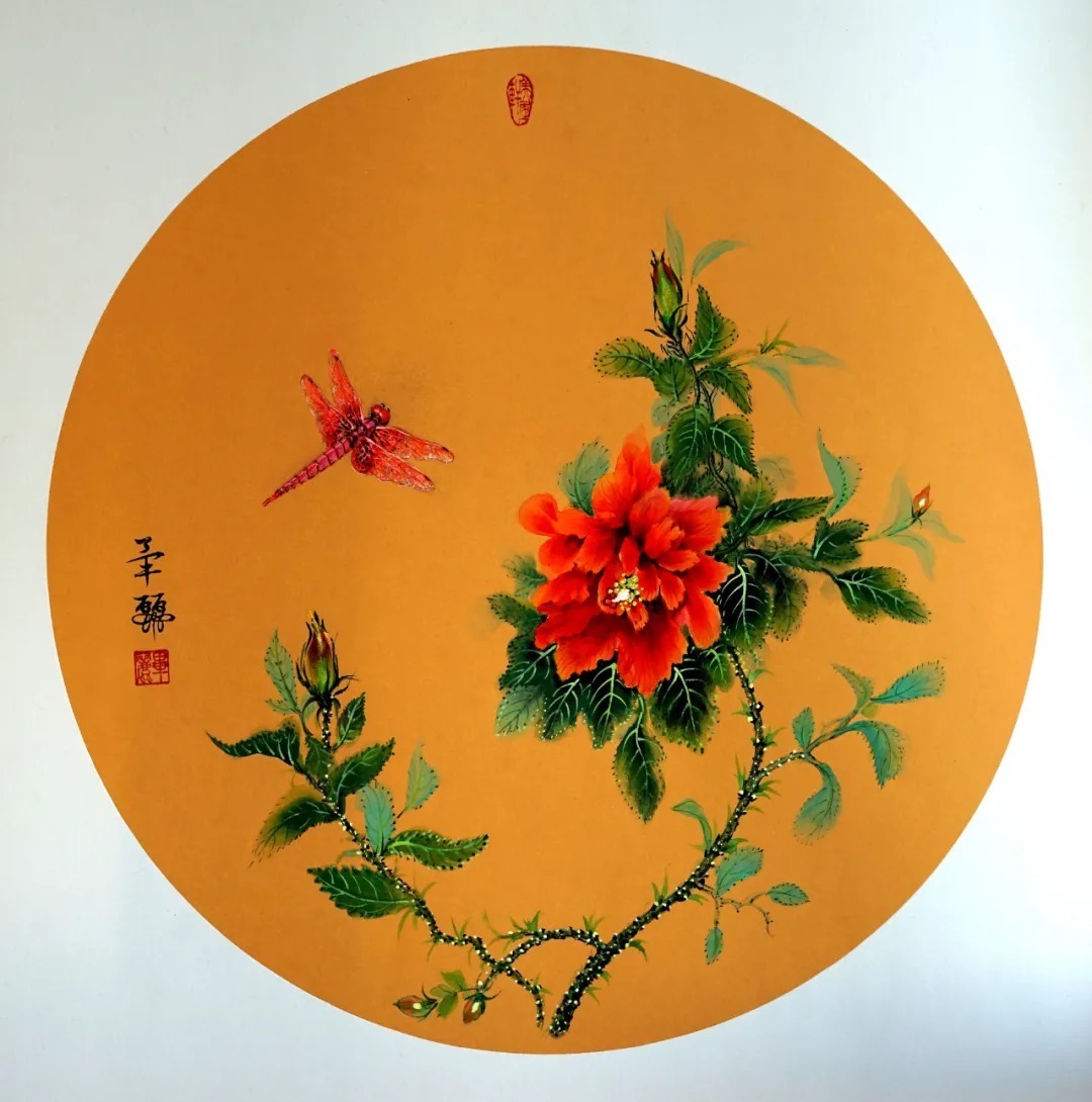 美国世界艺术家协会!艺术家毕丽国画作品赏析