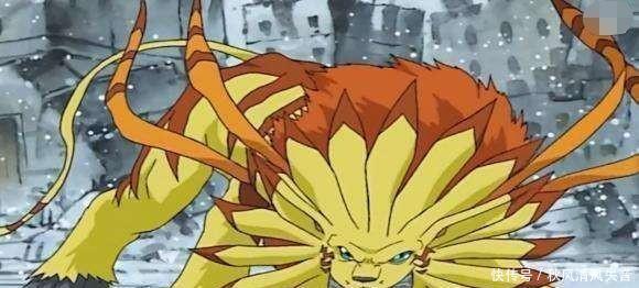 钢铁悟空兽|数码宝贝都是狮子兽究极体,为什么番长狮子兽能秒杀黄金剑狮兽!