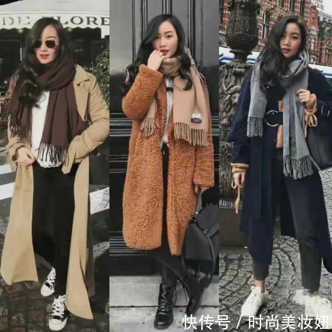毛衣 这是我见过最实用的大衣穿搭,高级时髦还保暖,建议收藏