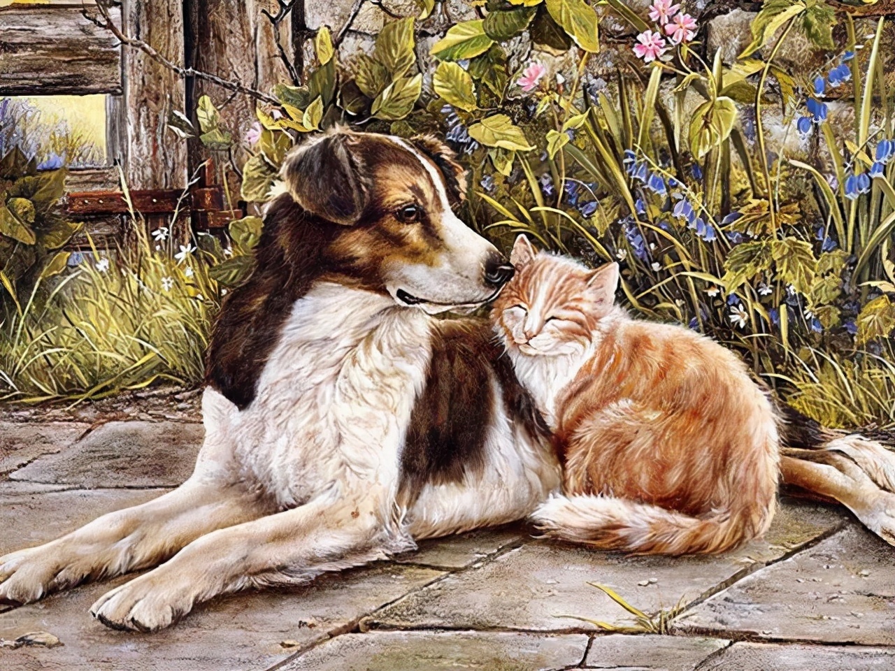 LUCIE@艺术家 LUCIE BILODEAU 画笔下的猫咪系列油画精致的实在太可爱了