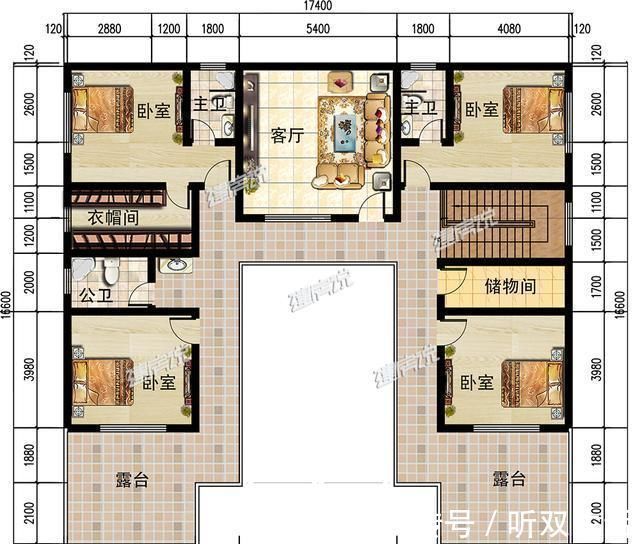 别墅|3栋款带庭院的中式别墅,越看越喜欢,中国人最理想的居住