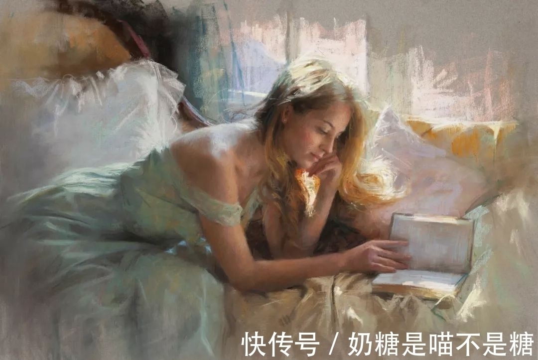 笔触#火辣！光影下的女性充满迷人的魅力，探究油画语言的艺术审美！