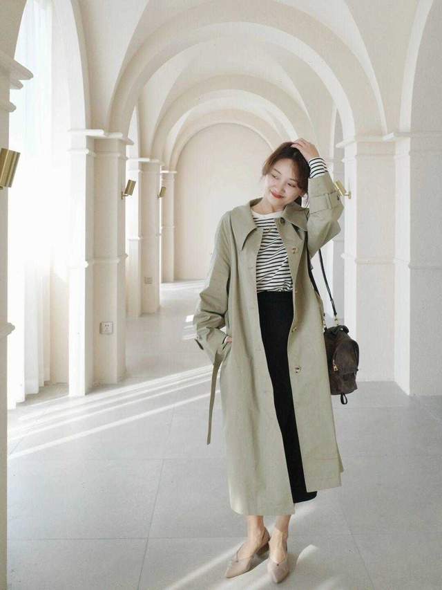 针织衫|初秋的日常穿搭分享,衬衫搭配半身裙高级通勤,美出了新高度