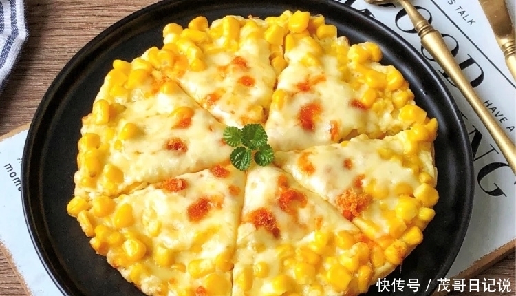 黄金|5分钟就搞定!黄金芝士玉米烙,元气早餐!
