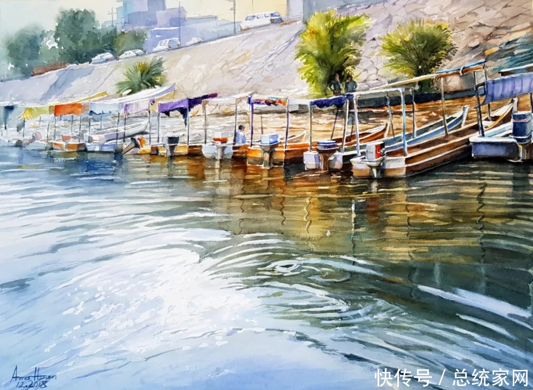 「第七届水彩节特邀嘉宾」AMER HASSAN 艺术作品展