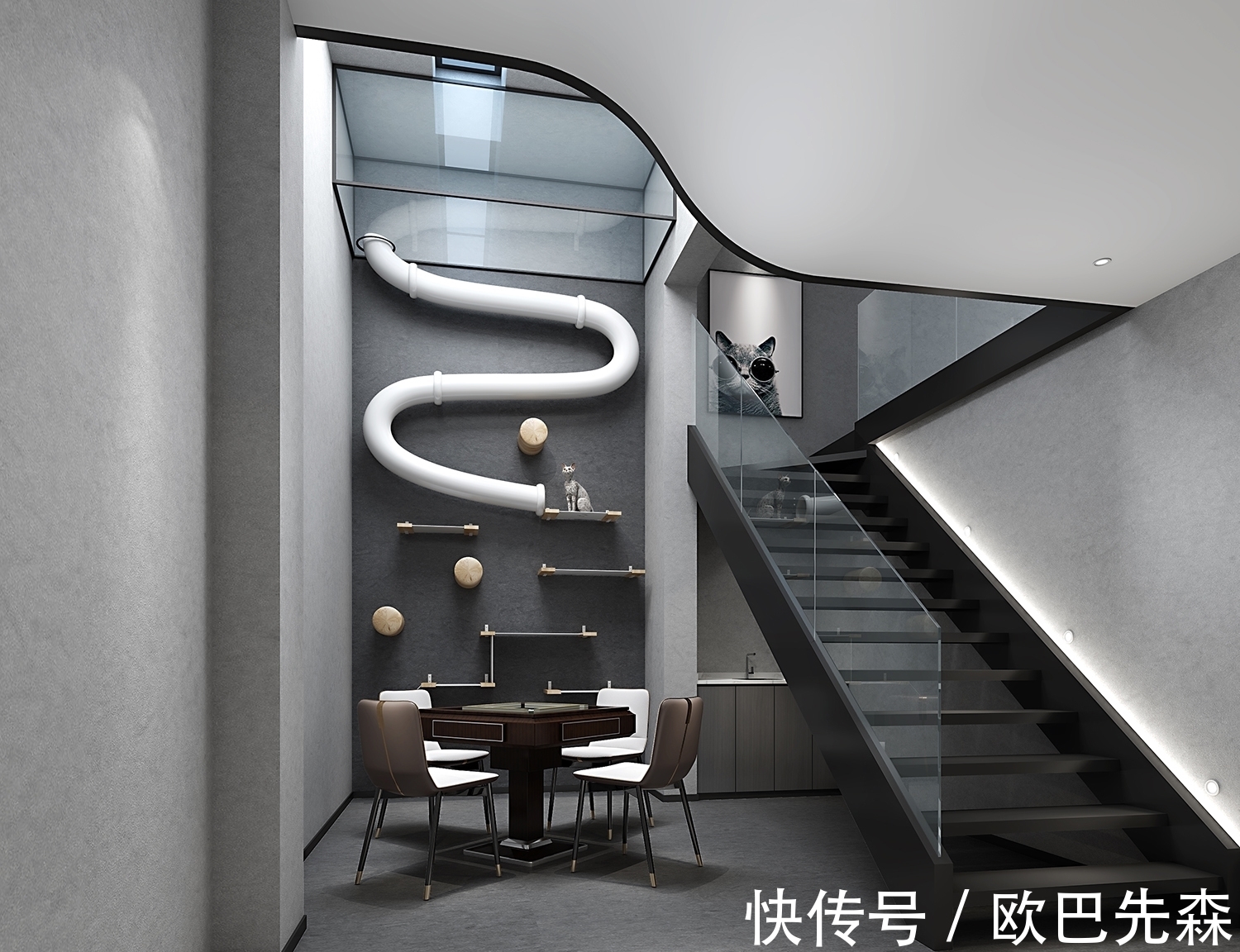 次卧空间|250㎡现代轻奢，精致艺术范直击心灵！