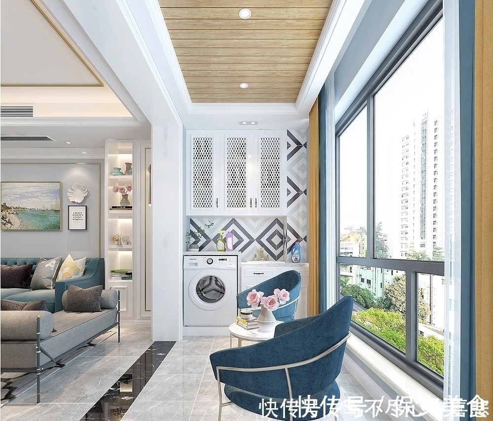 美式|125平美式风格,现代与美式的碰撞,时尚轻奢齐头并进,太迷人了