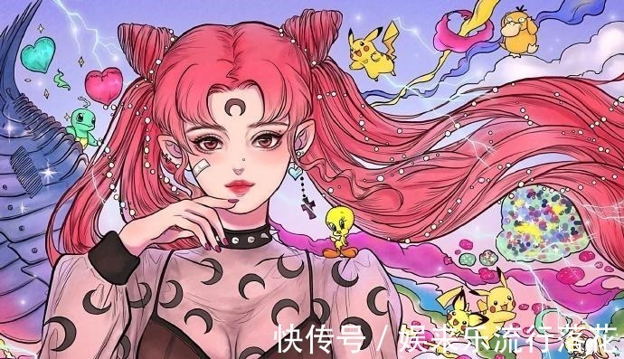 月野兔|当美少女战士变时尚旧漫风,月野兔元气满满,火野丽甜美可爱