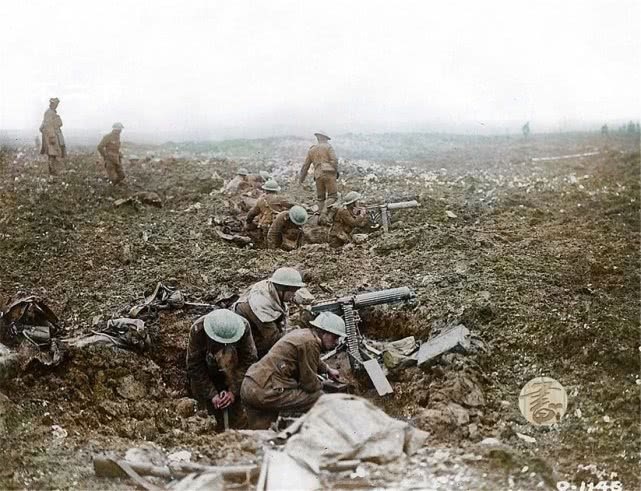 德军|一战彩色老照片索姆河战役真实景象 伤亡130万人惨不忍睹