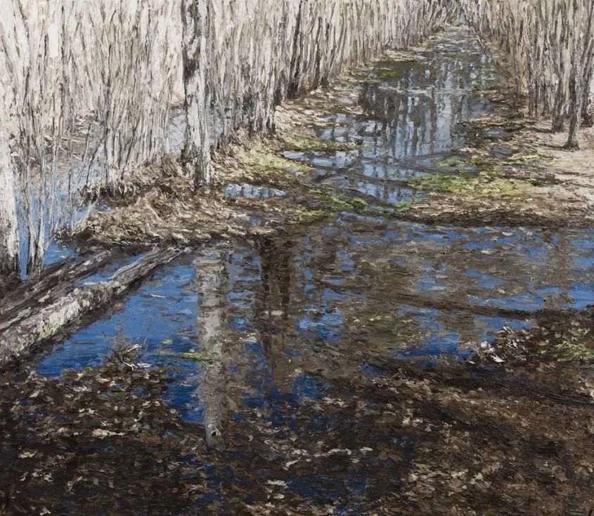 加拿大画家马特·巴恩的风景油画,笔触流畅,大美
