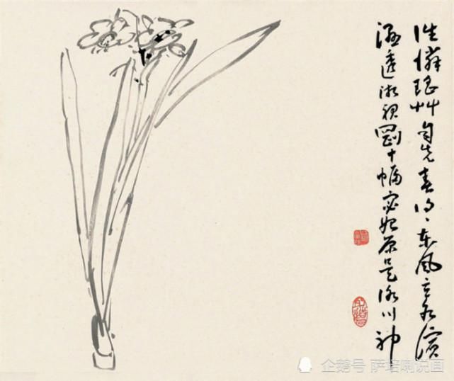 古朴秀逸，自由洒脱，陈师曾写意花卉欣赏