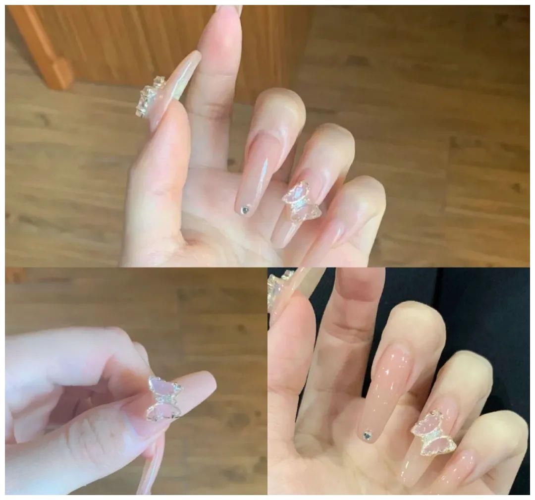 四季皆宜的裸色美甲，百搭显白，不会出错的搭配款式