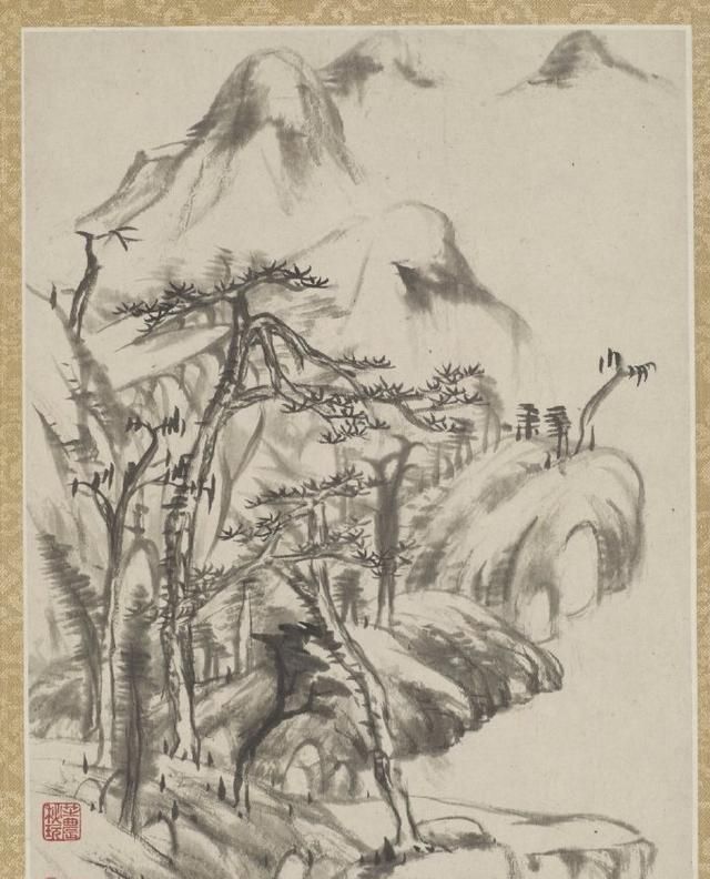 董其昌!朱耷书法欣赏:笔墨随意简朴,属于狂草与隶书的结合体