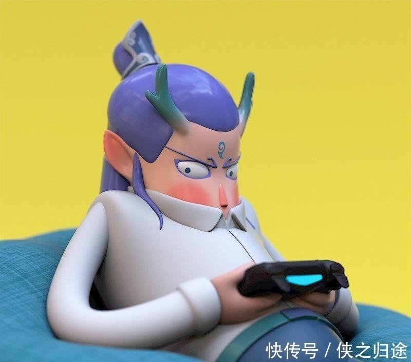 许喆隆|哪吒之魔童降世官方又出新手办,哪吒敖丙走进现代,化身游戏宅