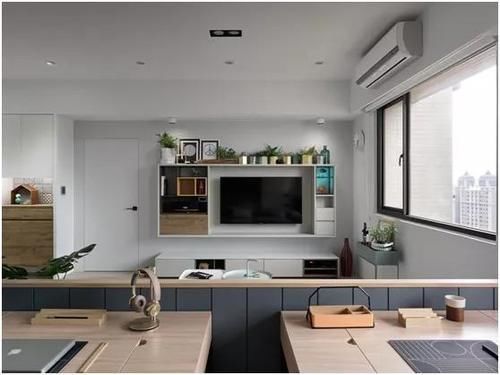 主卧|这套88平小户型北欧风，全开放式就算了，书房竟然在厨房旁边！