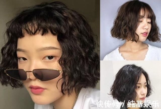 棕色 今年流行“小卷烫”发型,不用打理,显嫩又时髦!