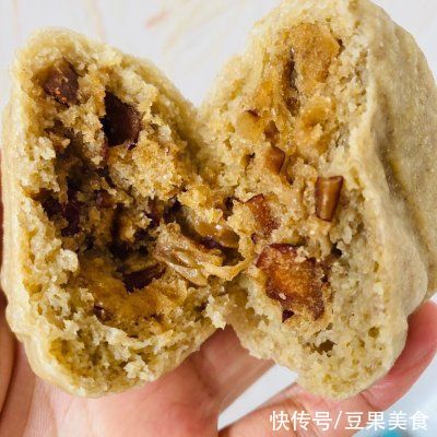 面团|甜心豆渣馒头~豆渣变废为宝的好方法