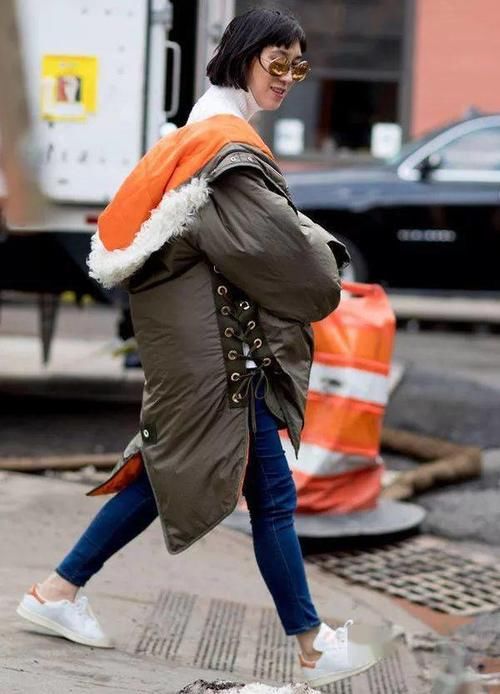 冬天,羽绒服越“长”越时髦!!