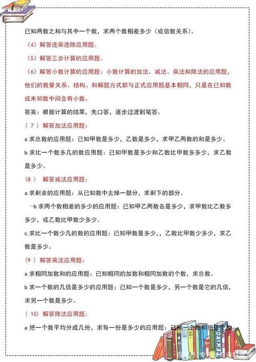 名师精讲：小学数学应用题答题方法详解，这样学习效率高！