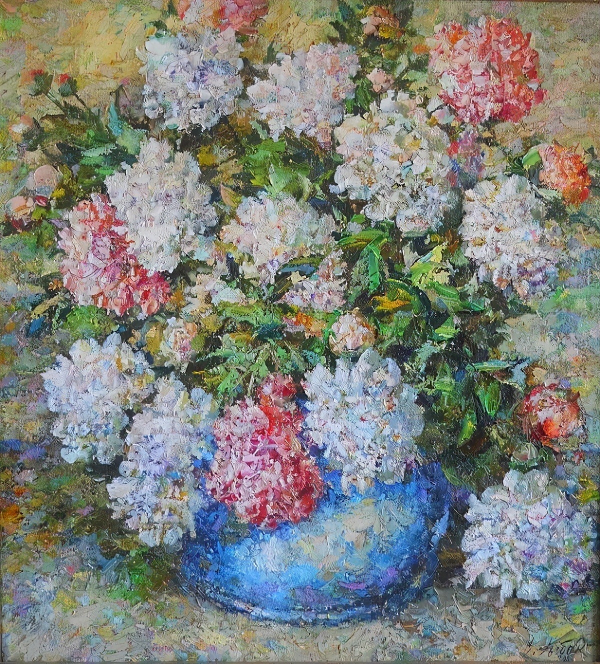 颜色#谢尔盖·雷巴克:世界的艺术家的颜色是明亮、富有表现力