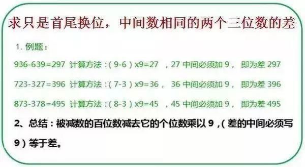 小学数学基础运算技巧＋公式，做题时必备，让孩子的计算能力爆表!