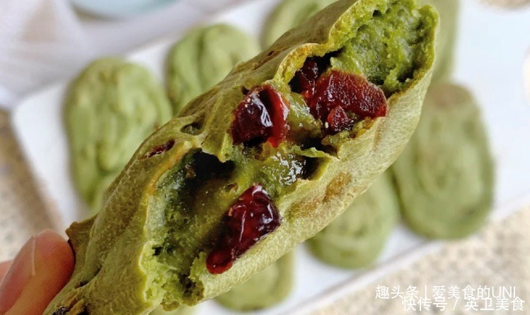 爆好吃的抹茶蔓越莓麻薯,糯米粉版!零失败