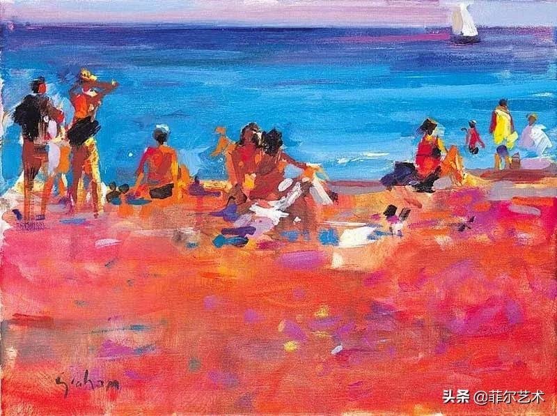 色彩!「油画欣赏」生动鲜明的色彩,一种独特的华丽风格