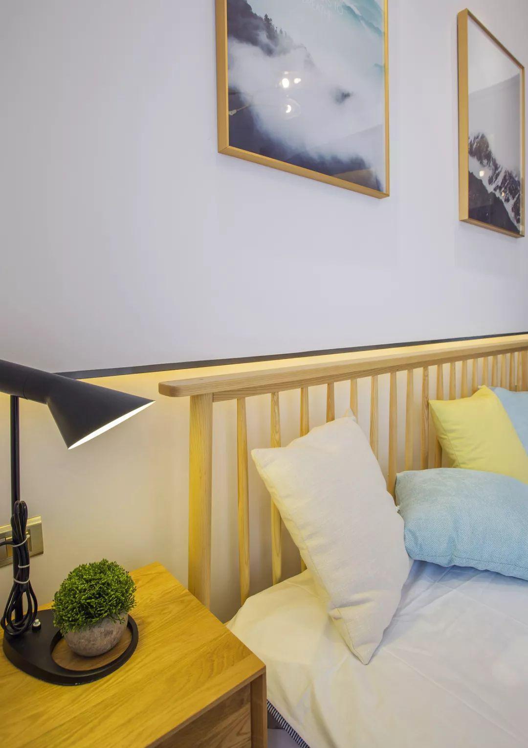 装修|105平简约的北欧风,橙色系很活力的装修,喜欢简单温馨的家