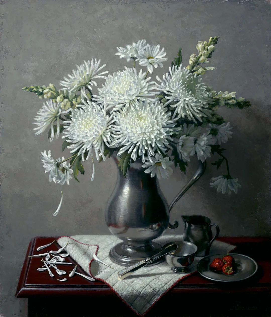 花卉|这位美国女艺术家笔下的花卉,魅力色彩,栩栩如生!