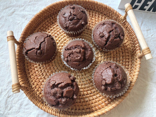 搅一搅1分钟快手做巧克力麦芬蛋糕