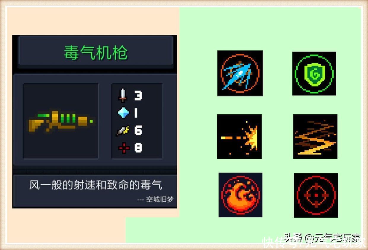 图标|元气骑士：凉屋游戏到底有多懒？N种武器一种外观，看图识物太难