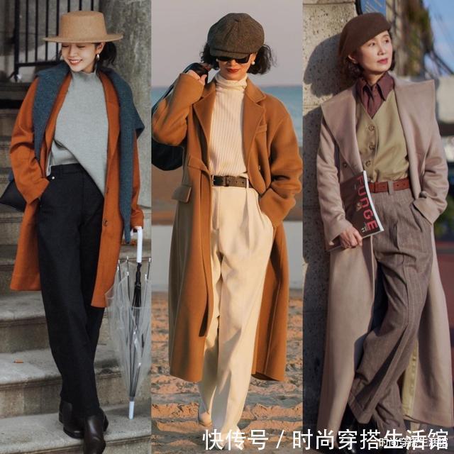 裙子|入冬别用裙子配大衣了,试试这么穿,时髦又保暖,太适合上班族了