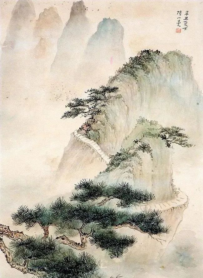 题识#绝世佳人陆小曼的一幅怪画,令人意想不到