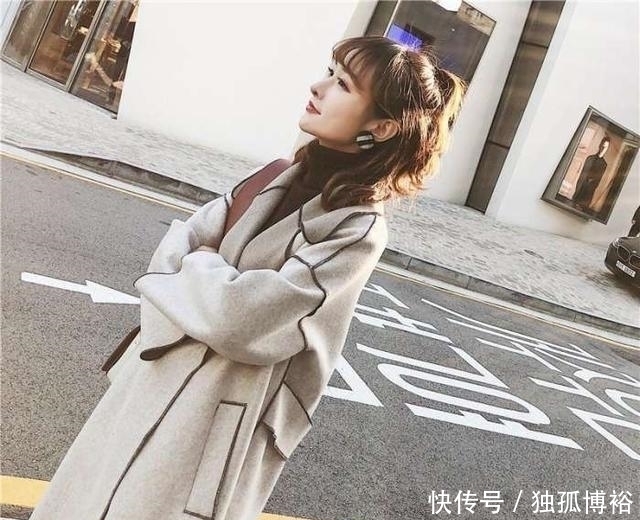 毛呢外套|发现:焦糖色早过时,现主流森系大衣+赫本裙,保暖清新巨减龄