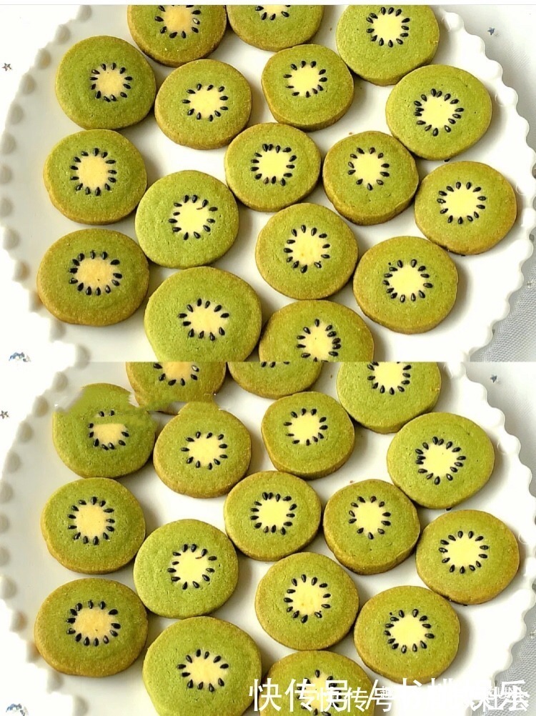 免打发!零失败!好吃又好看的仿真猕猴桃饼干!