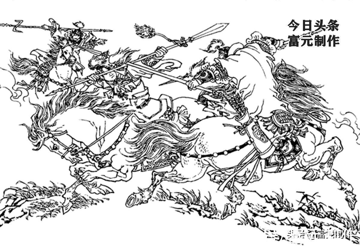 枪法@大战王文德勇挑耶律国珍的五虎将董平,拜师学习定彦平枪法