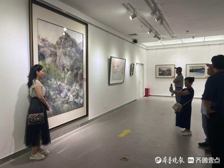 青岛当代水彩艺术研究院|描绘崂山人文社会风光,百余幅水彩画免费展出