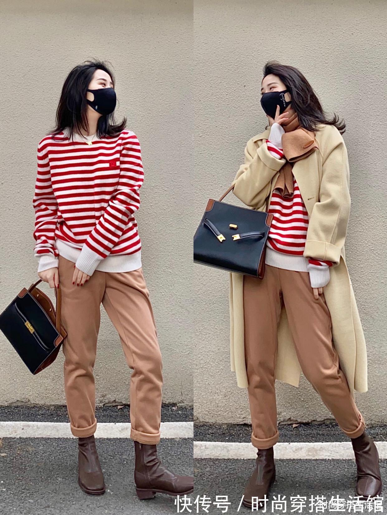 中性风|穿大衣尽量别配高跟鞋,土!今年流行这样穿,优雅显瘦又高级