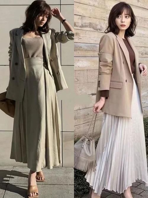 印花款 不想穿得太老气,试试搭配百褶裙,这才是优雅女人该有的打扮