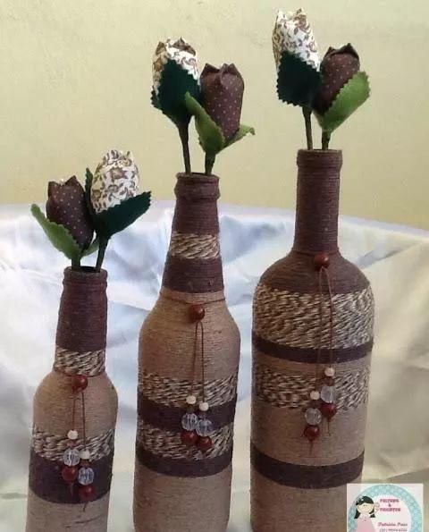改造|DIY手工制作这是我见过最棒的酒瓶改造方案,好漂亮