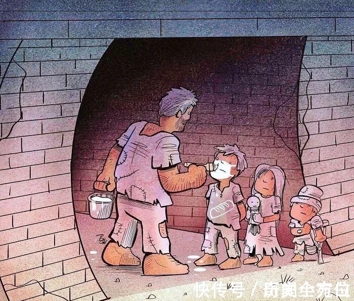 人性|17幅描绘人性的插画,赤裸裸的现实,刺痛我们的神经