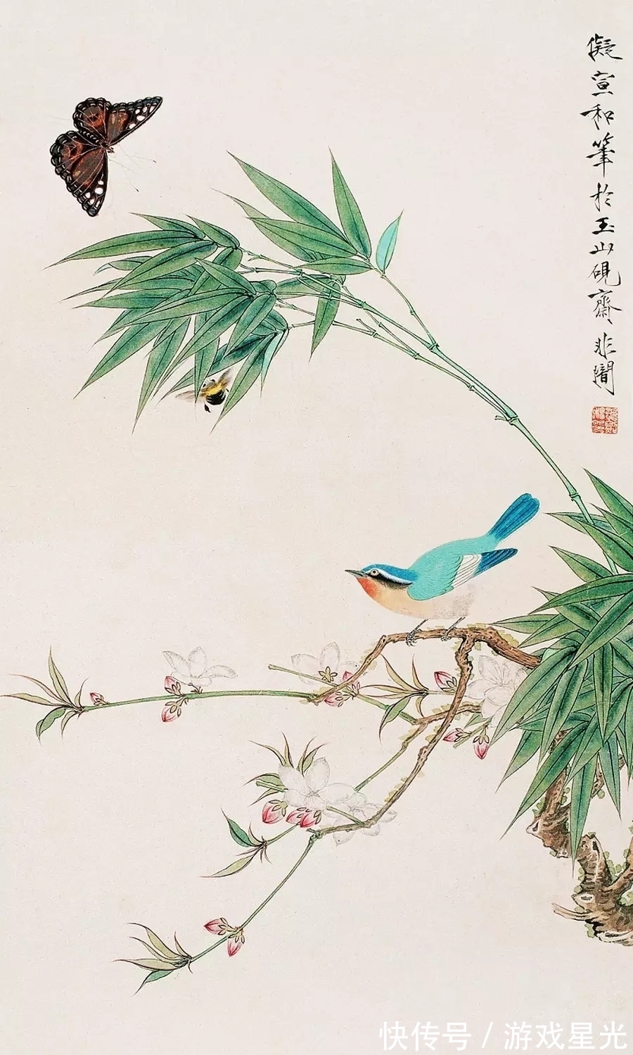 工笔花鸟画|于非闇作品欣赏