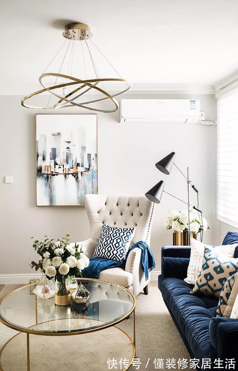 吊灯|越来越多人不吊顶,全屋只走一圈石膏线,完工照样漂亮极了!晒晒