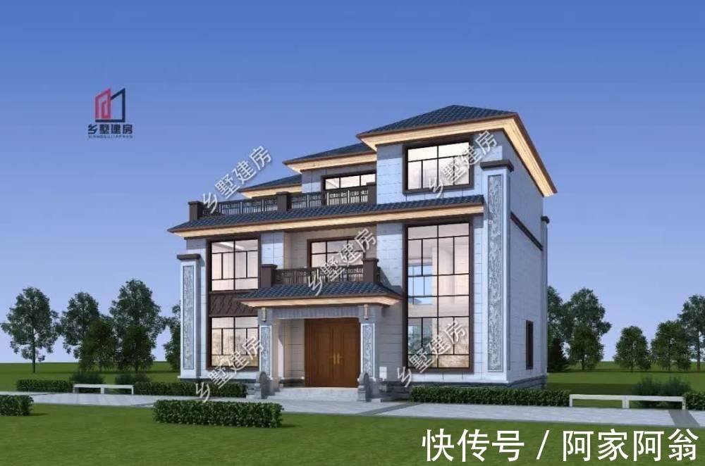 户型|适合农村的好户型,西体中装,精美实用,回乡建一栋,全家都能住