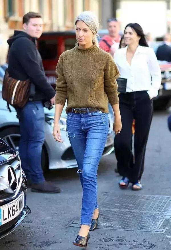 秋冬穿高领毛衣之后，男神说我比夏天美了一百倍！