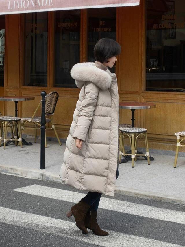 短款|谁说羽绒服显胖又显臃肿?学会这几种搭法,让你在冬天也能美美地