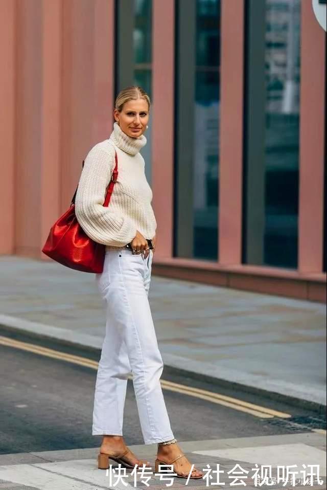 最近火了一种穿法“毛衣+牛仔裤”,优雅又时尚,回头率十足
